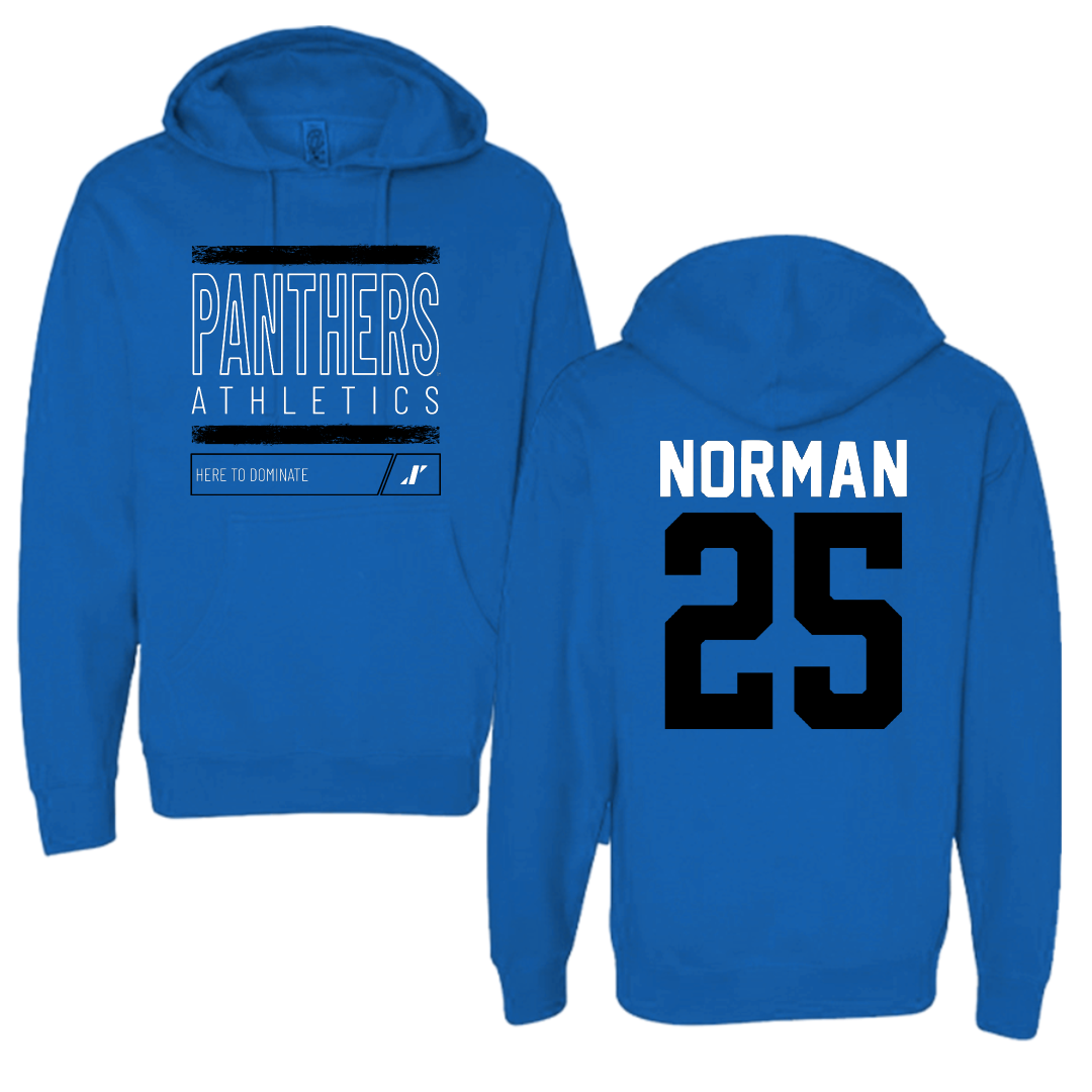Georgia State University Baseball Blue Dominate Hoodie - #25 Geoffrey Norman
