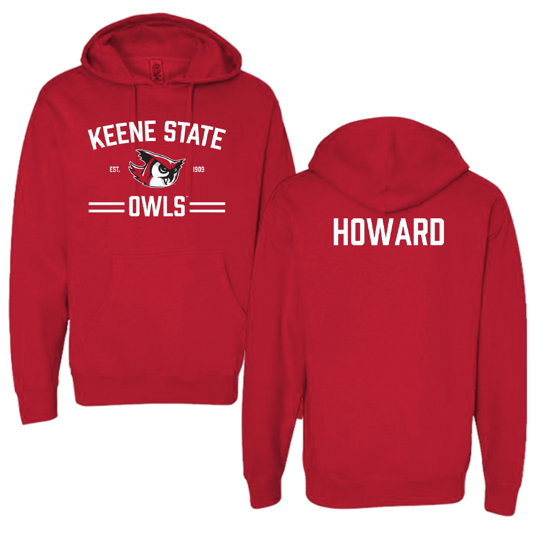 Keene State College TF and XC Red General Hoodie - Doug Howard