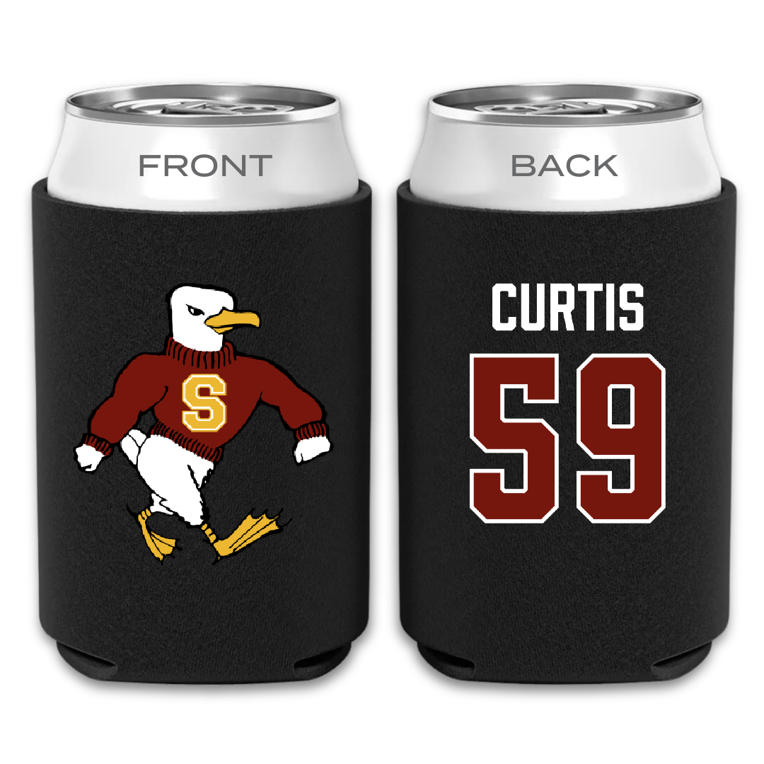 Salisbury University Football Black Can Cooler - #59 GT Curtis