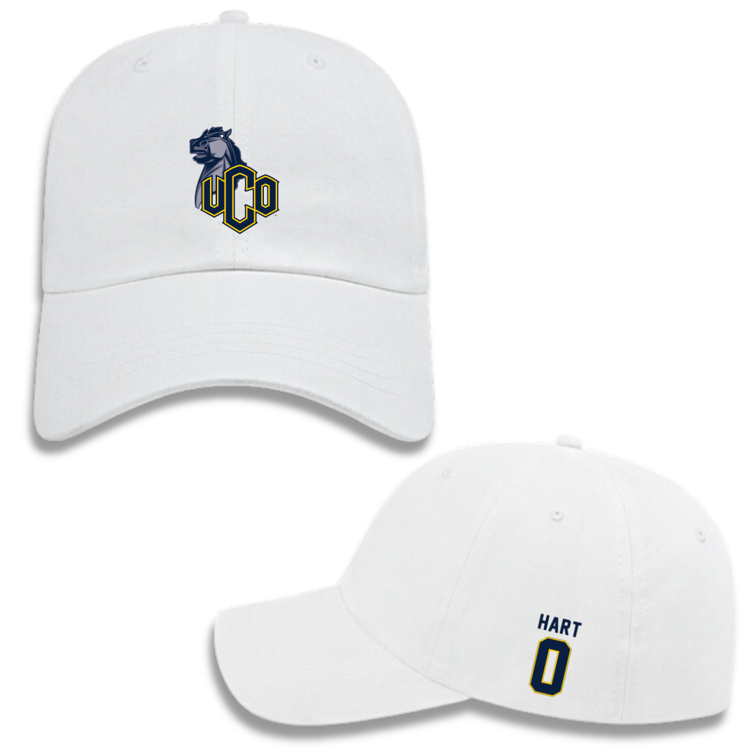 University of Central Oklahoma Basketball (M) White Hat - #0 Israel Hart