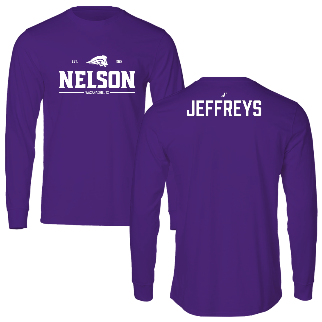 Nelson University TF and XC Purple General Long Sleeve - Bella Jeffreys