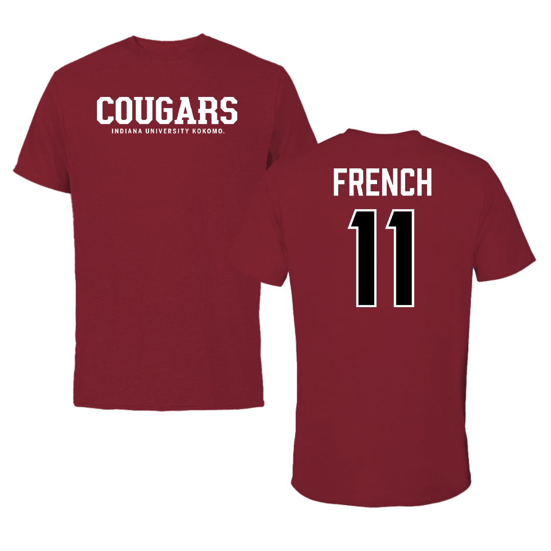 Indiana University Kokomo Baseball Cardinal Tee - #11 Max French