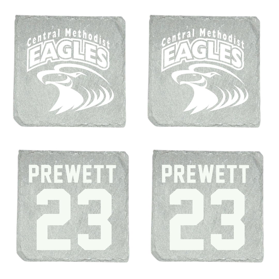 Central Methodist University Baseball Stone Coaster (4 Pack)  - #23 Jack Prewett