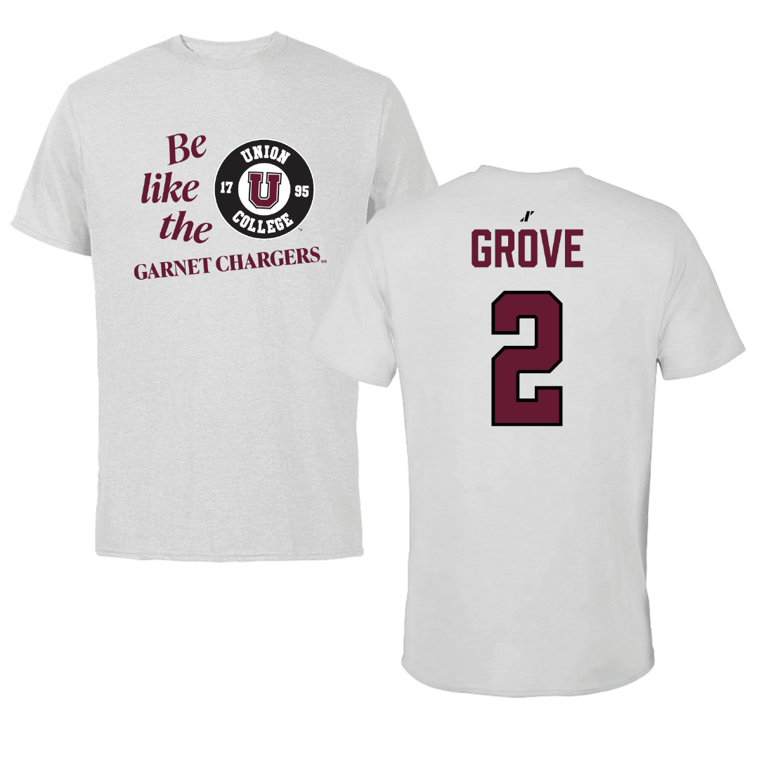 Union College Basketball Light Gray Be Like Us Performance Tee - #2 Allison Grove