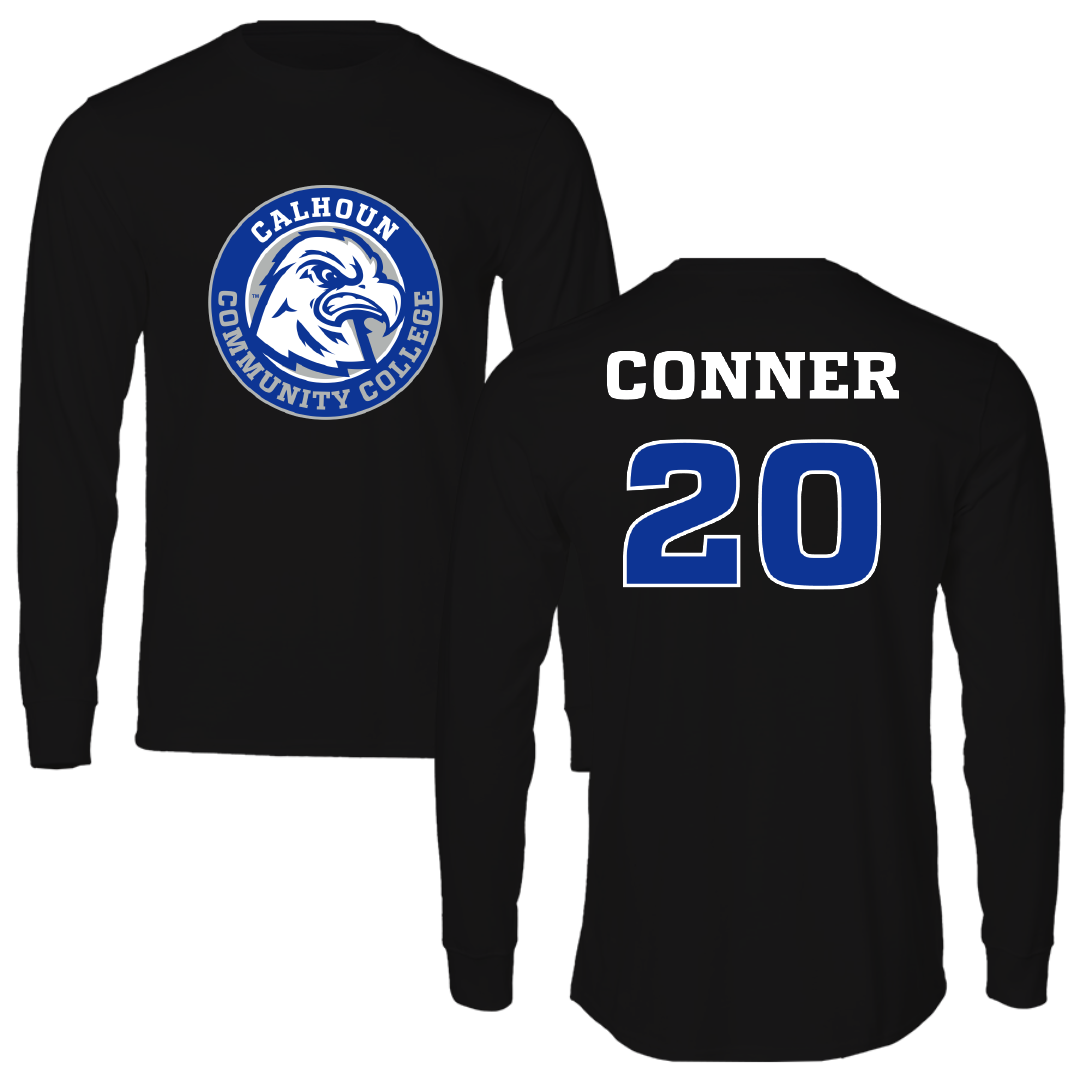 Calhoun Community College Baseball Black Long Sleeve - #20 Hudson Conner