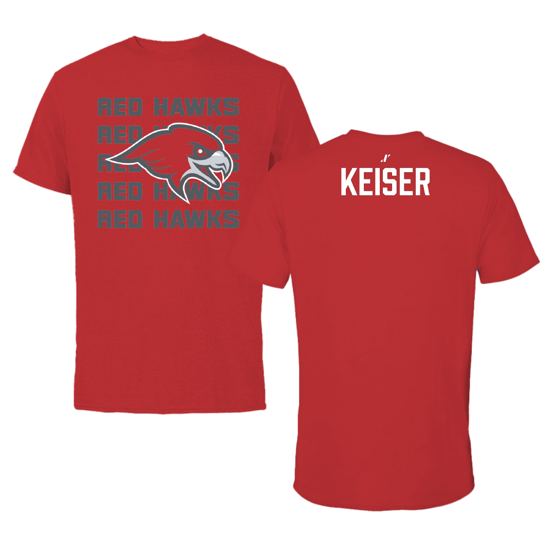 Montclair State University Softball Red General Tee - Kylee Keiser