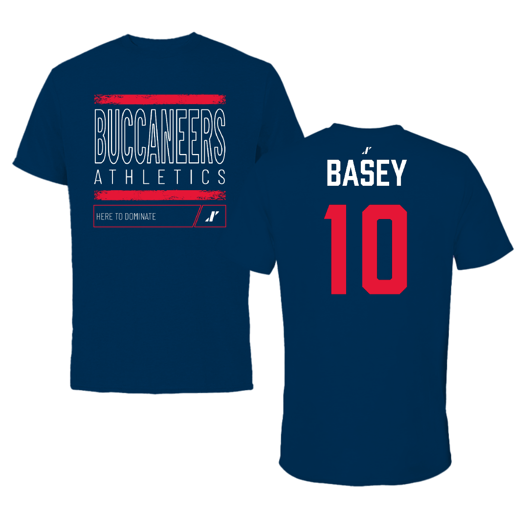 Christian Brothers University Baseball Navy Dominate Tee - #10 Brayden Basey