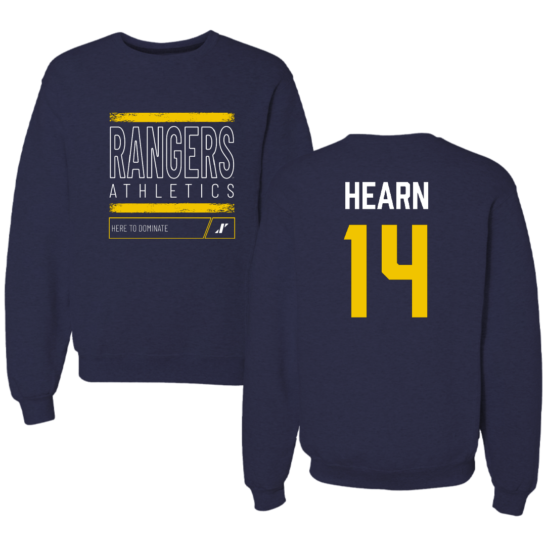 Regis University (Colorado) Baseball Navy Dominate Crewneck - #14 Dylan Hearn