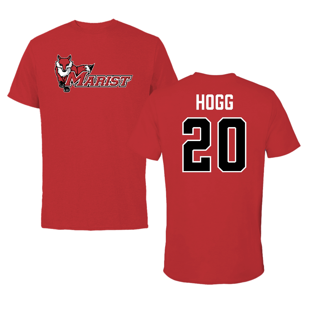 Marist University Soccer (M) Red Performance Tee - #20 Ronan Hogg