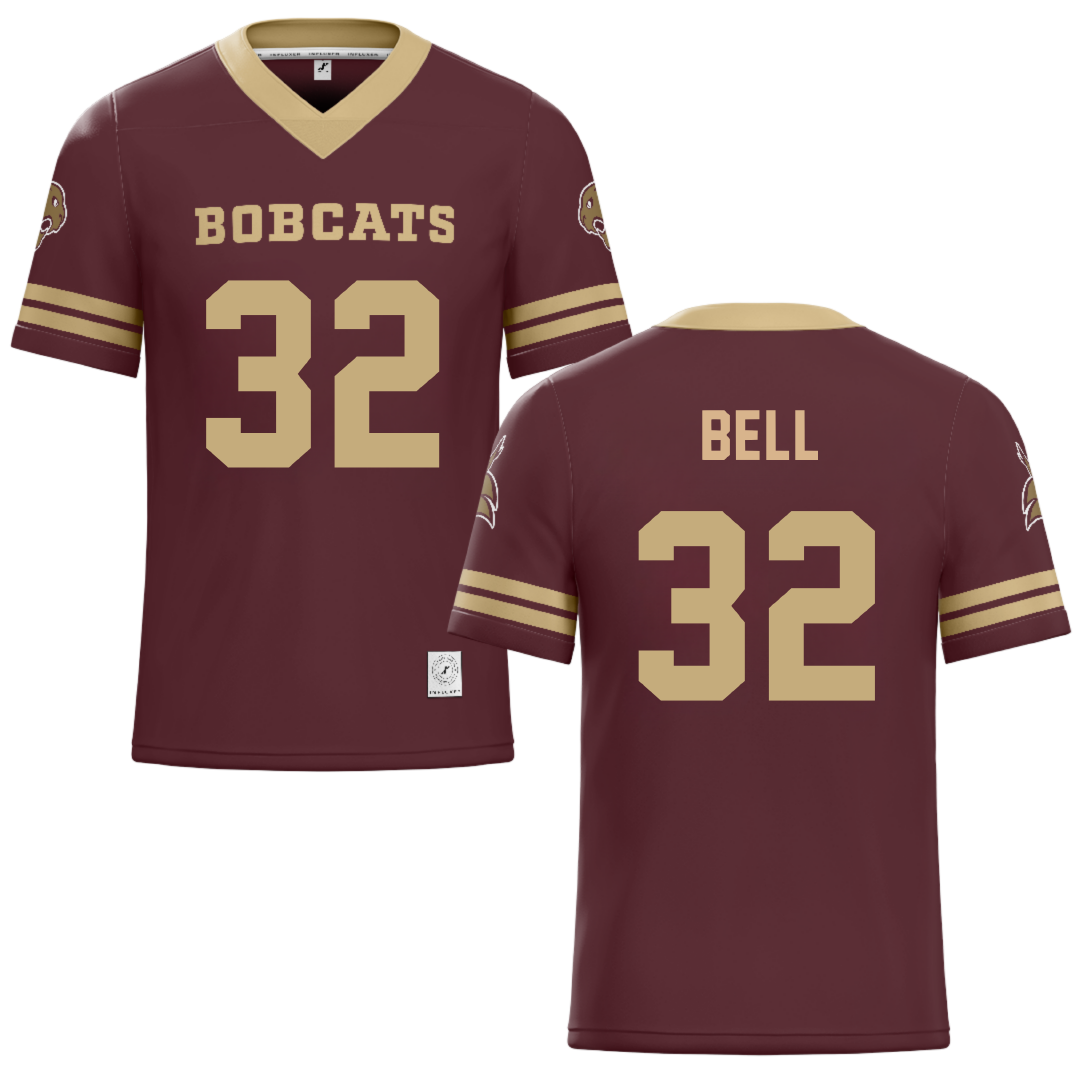 Texas State University Maroon Football Jersey - #32 Javarius Bell