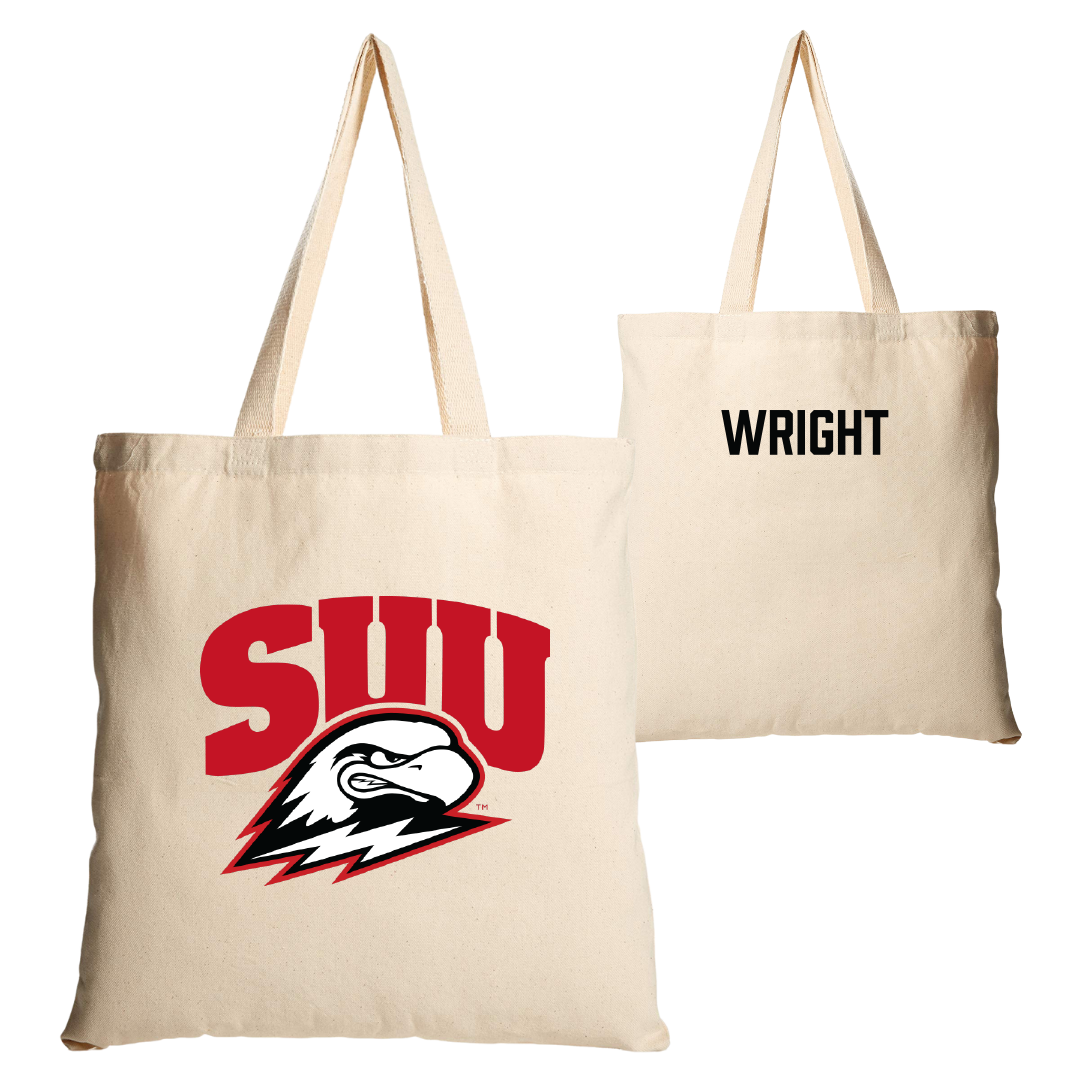 Southern Utah University TF and XC Tan Unique Canvas Tote Bag - Sabrina Wright