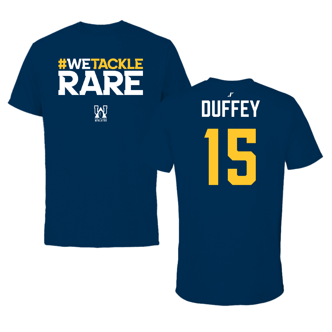 Soccer Navy Uplifting Athletes Performance Tee - #15 Ava Duffey