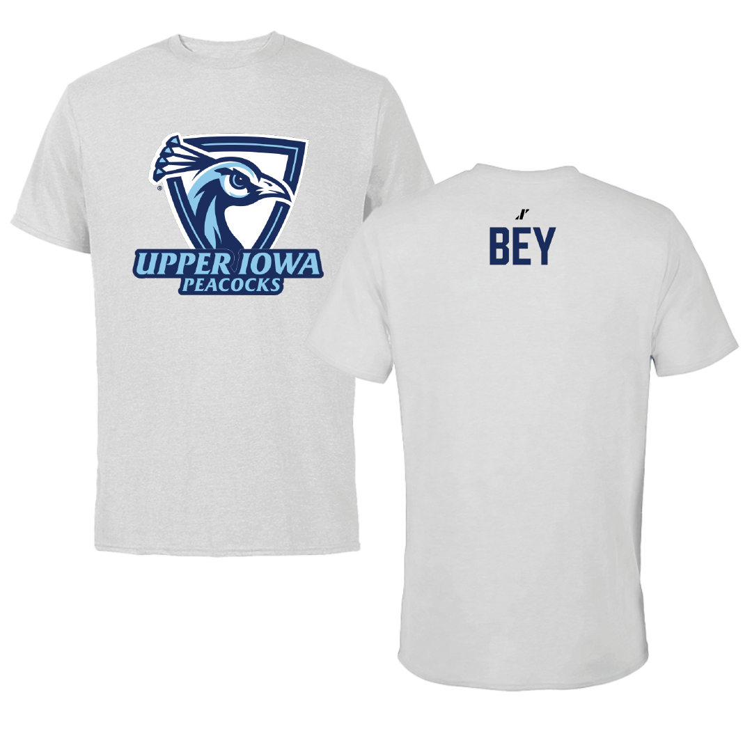 Upper Iowa University Football Light Gray Tee - Julien Bey