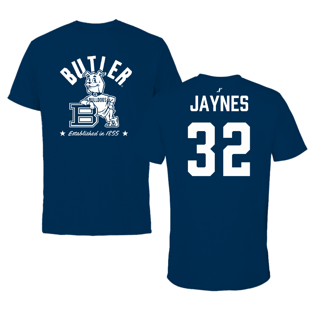 Butler University Basketball Navy General Tee - #32 Sydney Jaynes