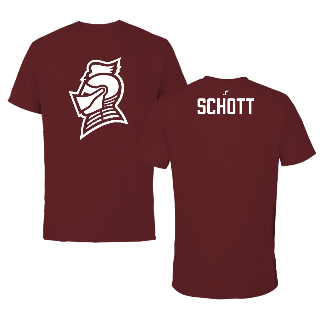 Bellarmine University Wrestling (M) Maroon Performance Tee - Tyler Schott