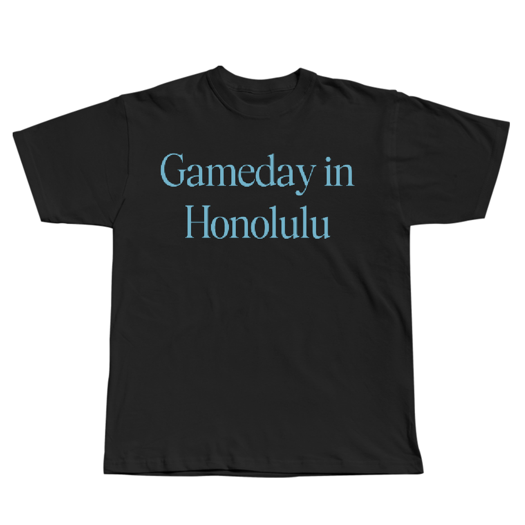 Hawaii Pacific University Acrobatics & Tumbling Black Gameday Tee - #35 Dakota Kleindl