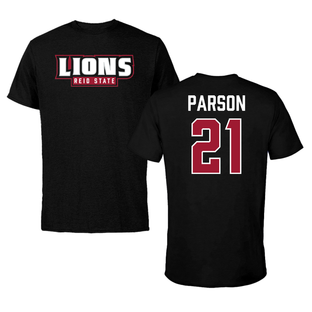 Reid State Community College Baseball Black Tee - #21 Hudson Parson