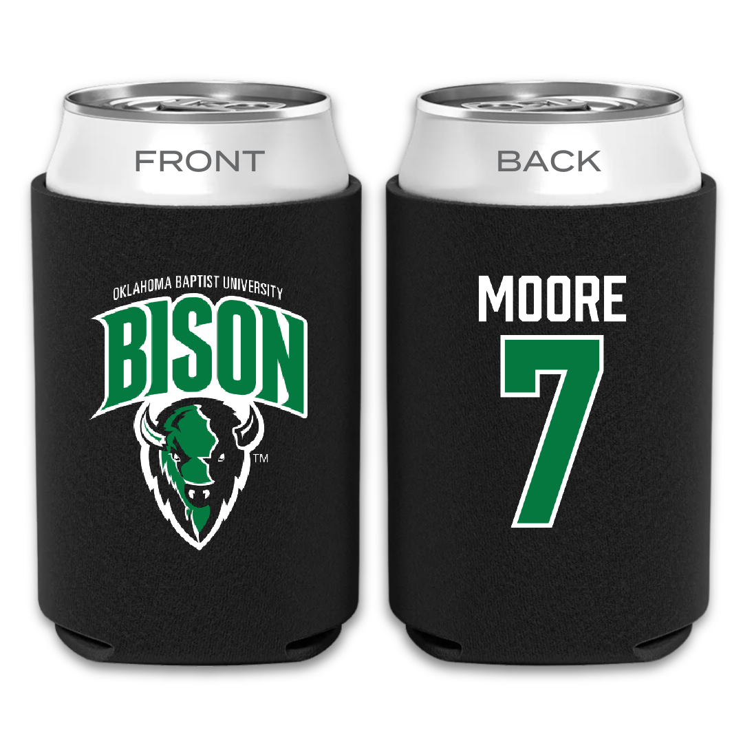 Oklahoma Baptist University STUNT Black Can Cooler - #7 Bailey Moore