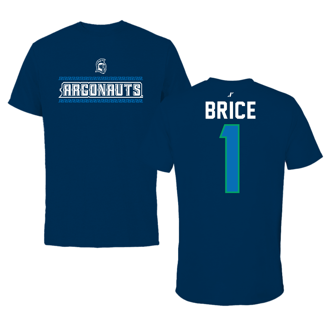University of West Florida Softball Navy General Performance Tee - #1 Emma Brice