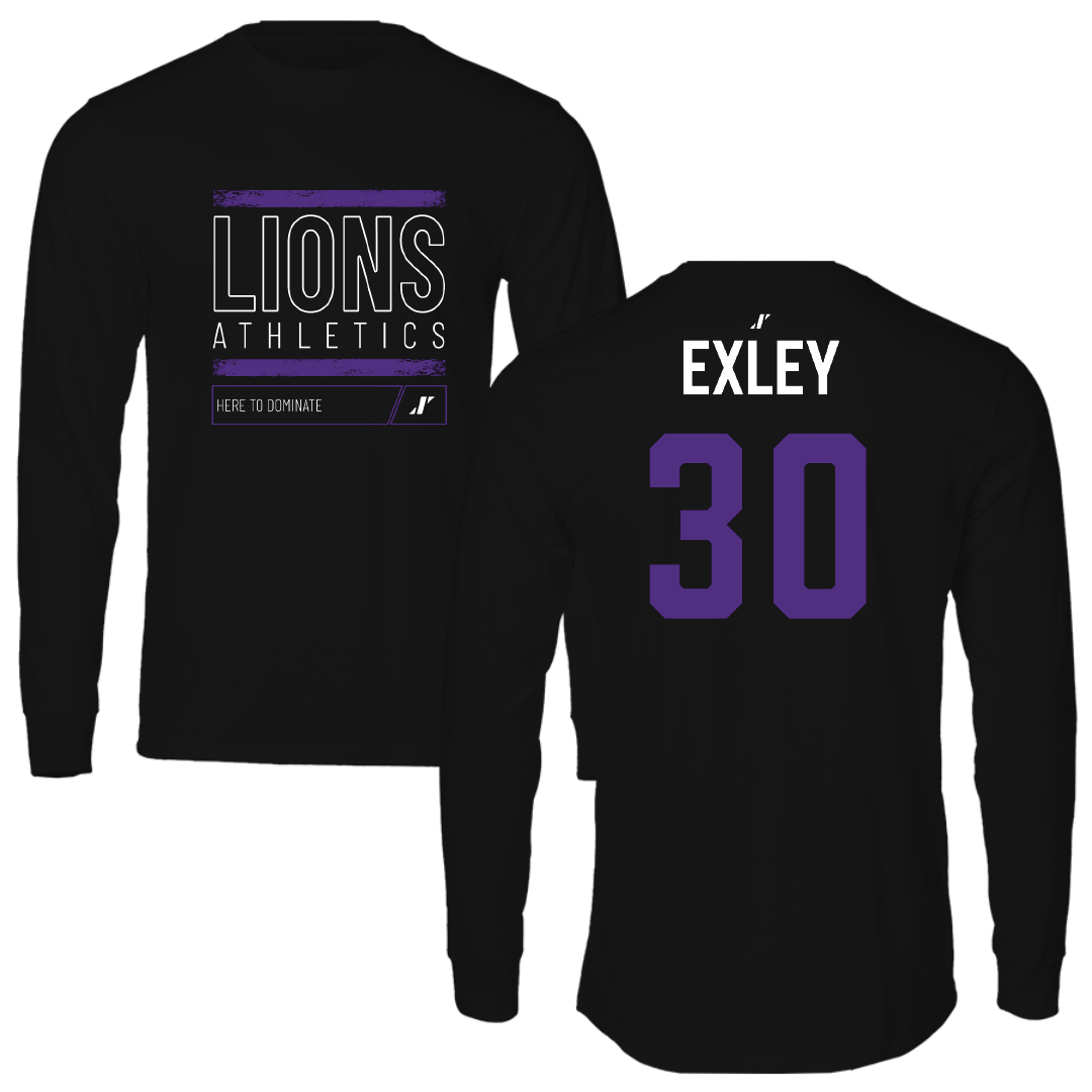 Nelson University Soccer (M) Black Dominate Long Sleeve - #30 Landon Exley
