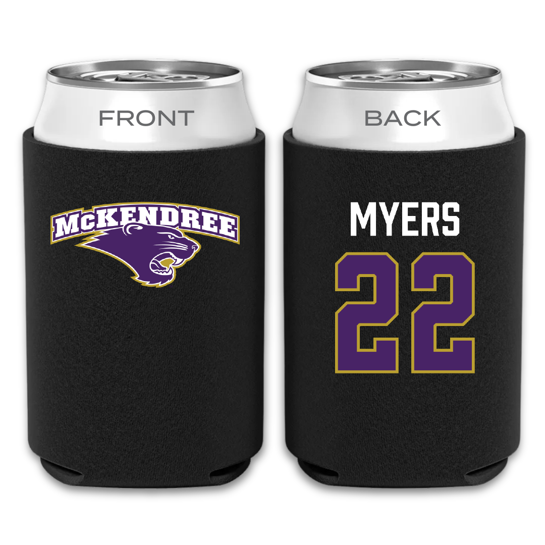 McKendree University Softball Black Can Cooler - #22 Jasmine Myers