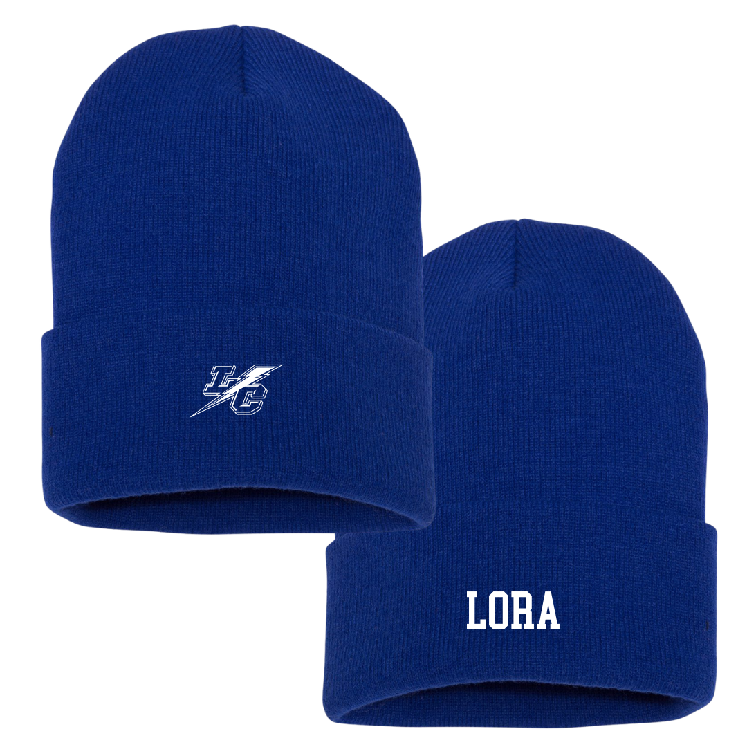 Lehman College Volleyball (W) Blue Beanie - #11 Sahiam Lora