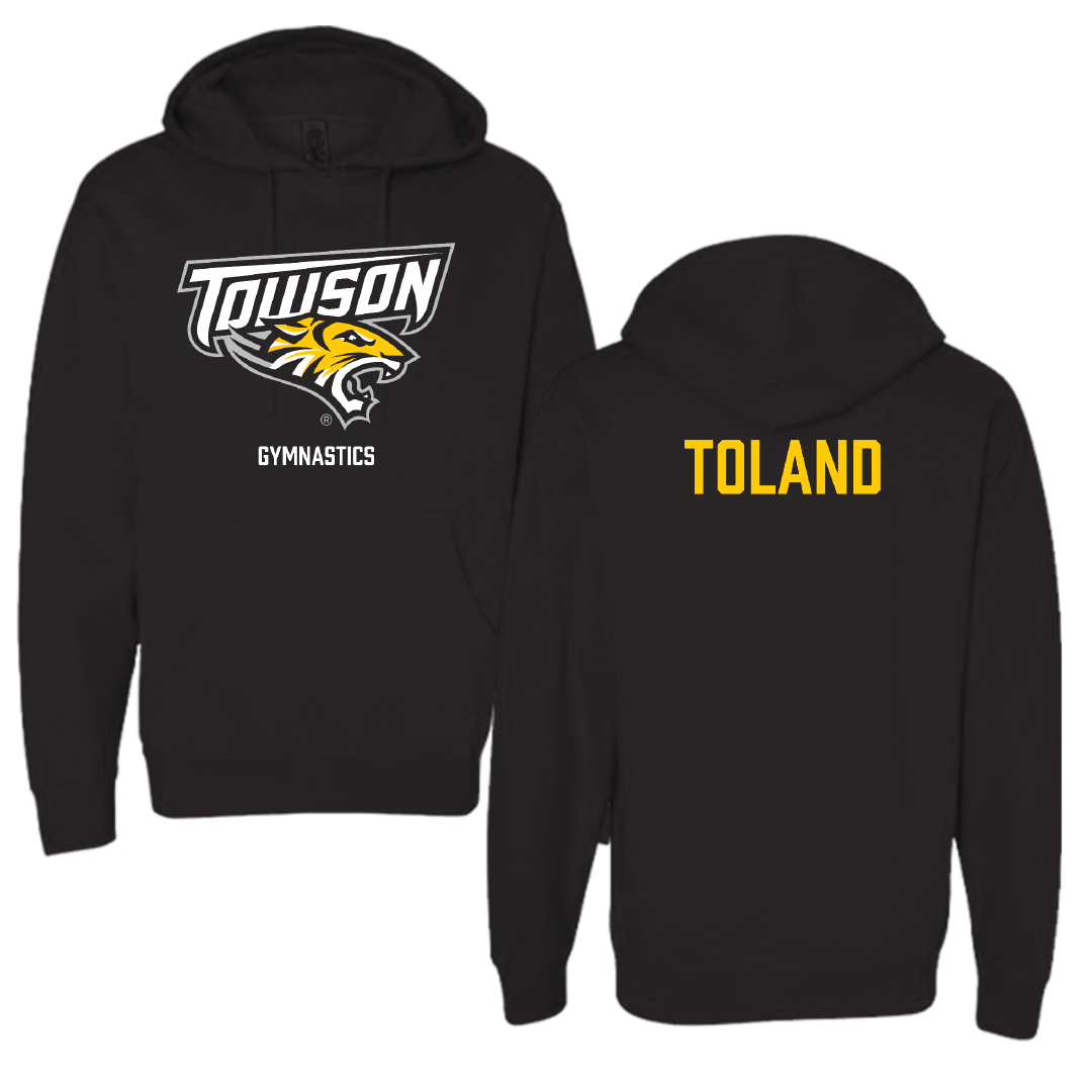 Towson University Gymnastics (W) Black Hoodie - Reese Toland