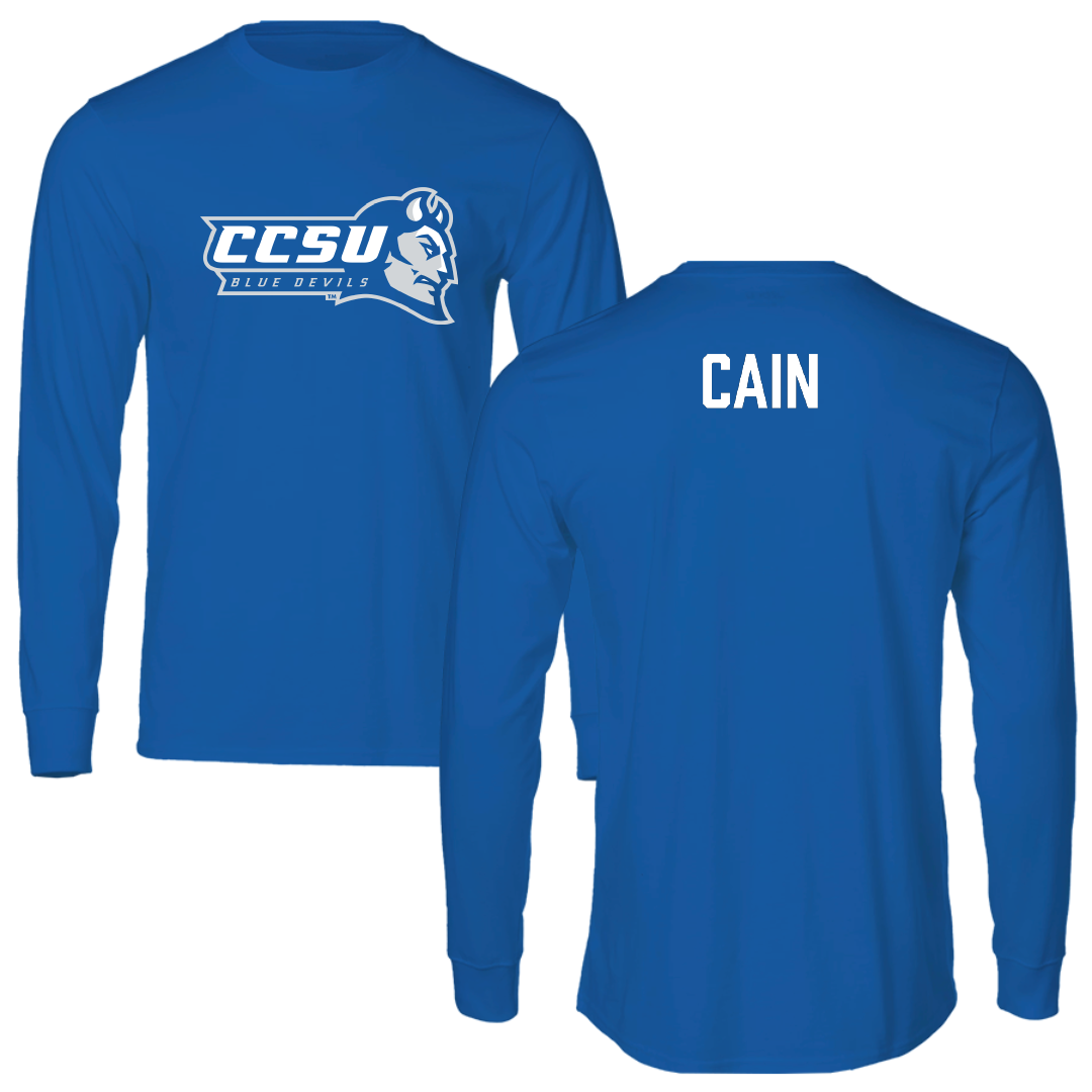 Central Connecticut State University TF and XC Blue Devils Long Sleeve - Imani Cain