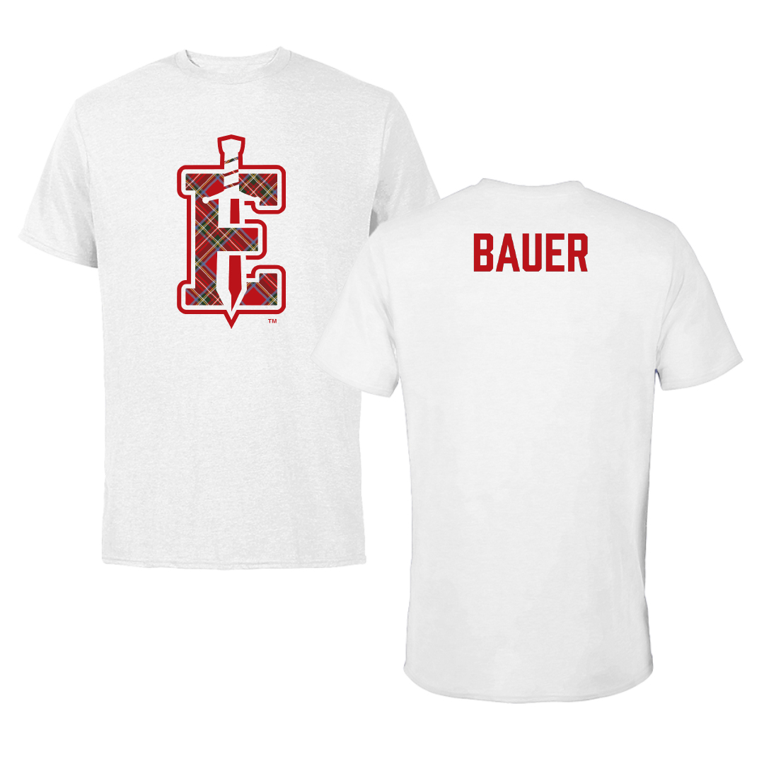PennWest Edinboro TF and XC White Performance Tee - Kadi Bauer
