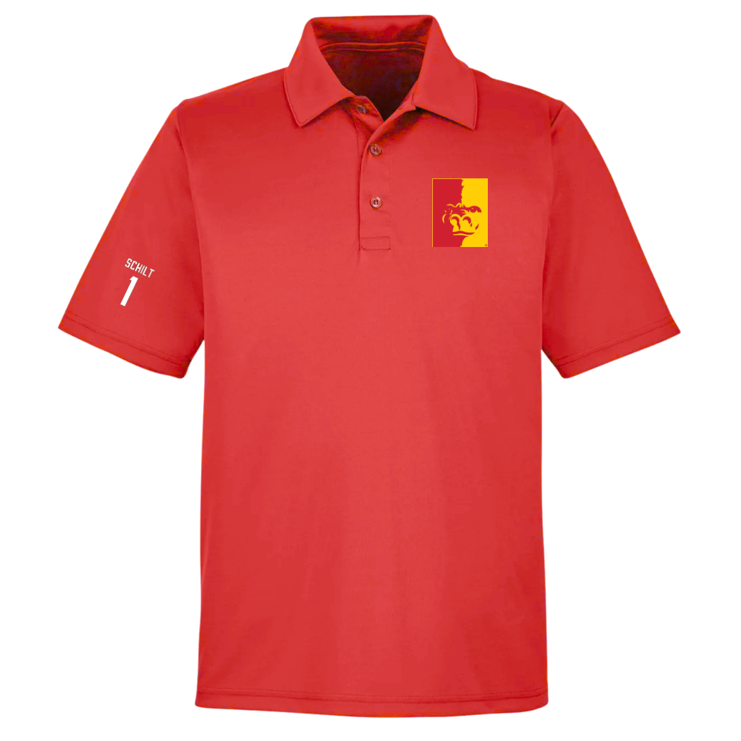 Pittsburg State University Soccer (W) Red Polo - #1 Sabrina Schilt