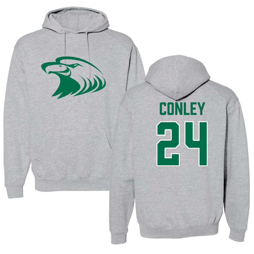 Central Methodist University Soccer (M) Sport Gray Hoodie - #24 Chris Conley