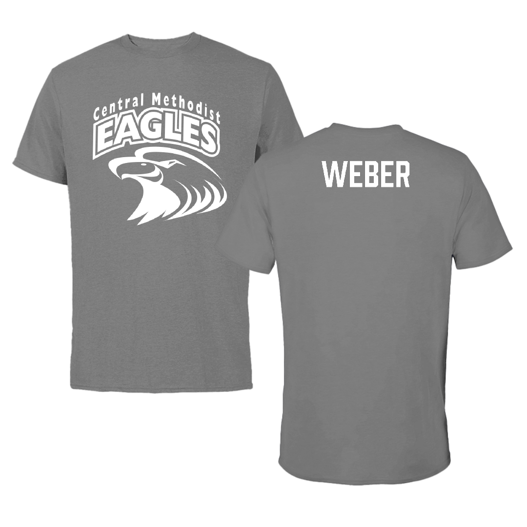 Central Methodist University Softball Dark Gray Tee - Emerson Weber