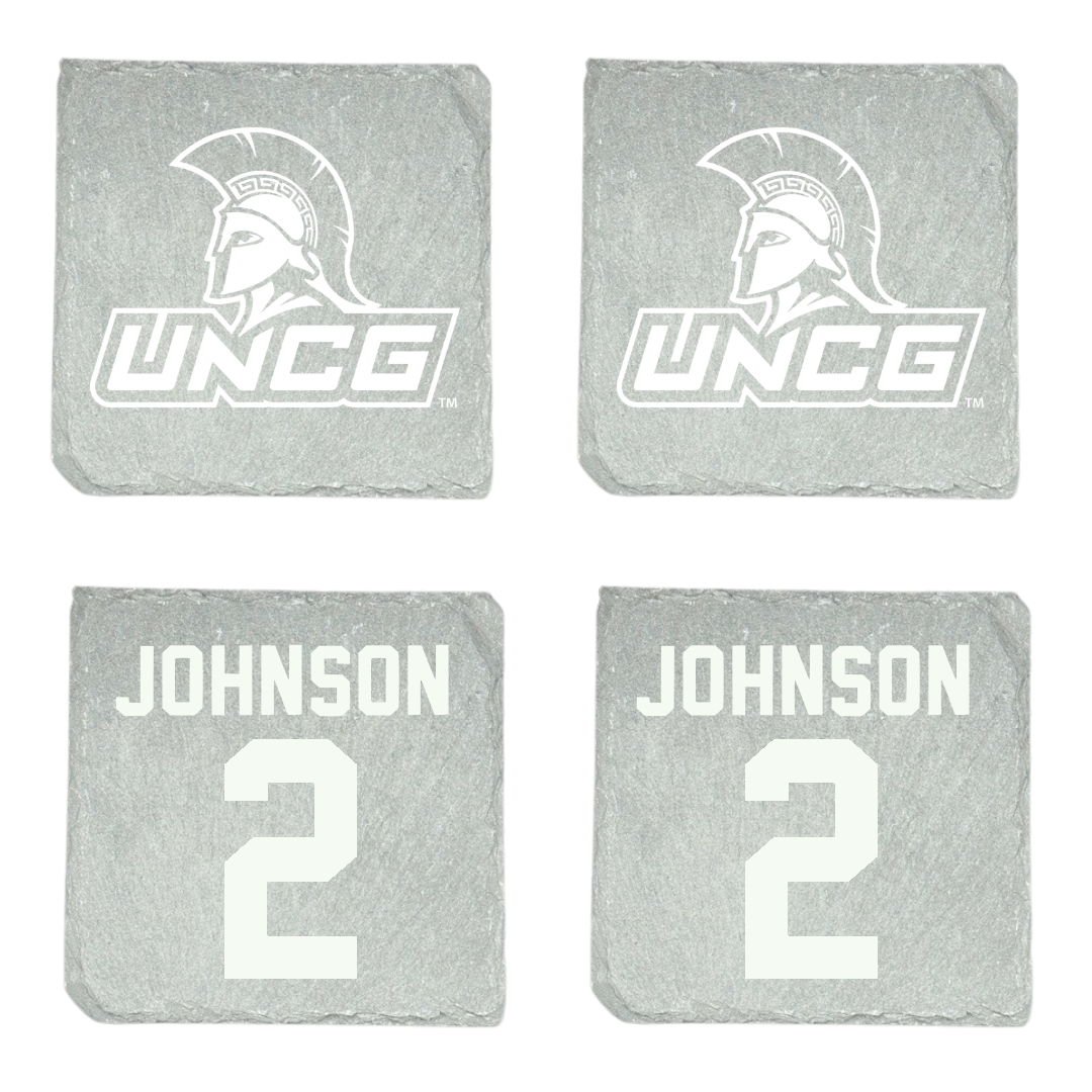 UNC Greensboro Basketball (W) Stone Coaster (4 Pack)  - #2 Tasia Johnson