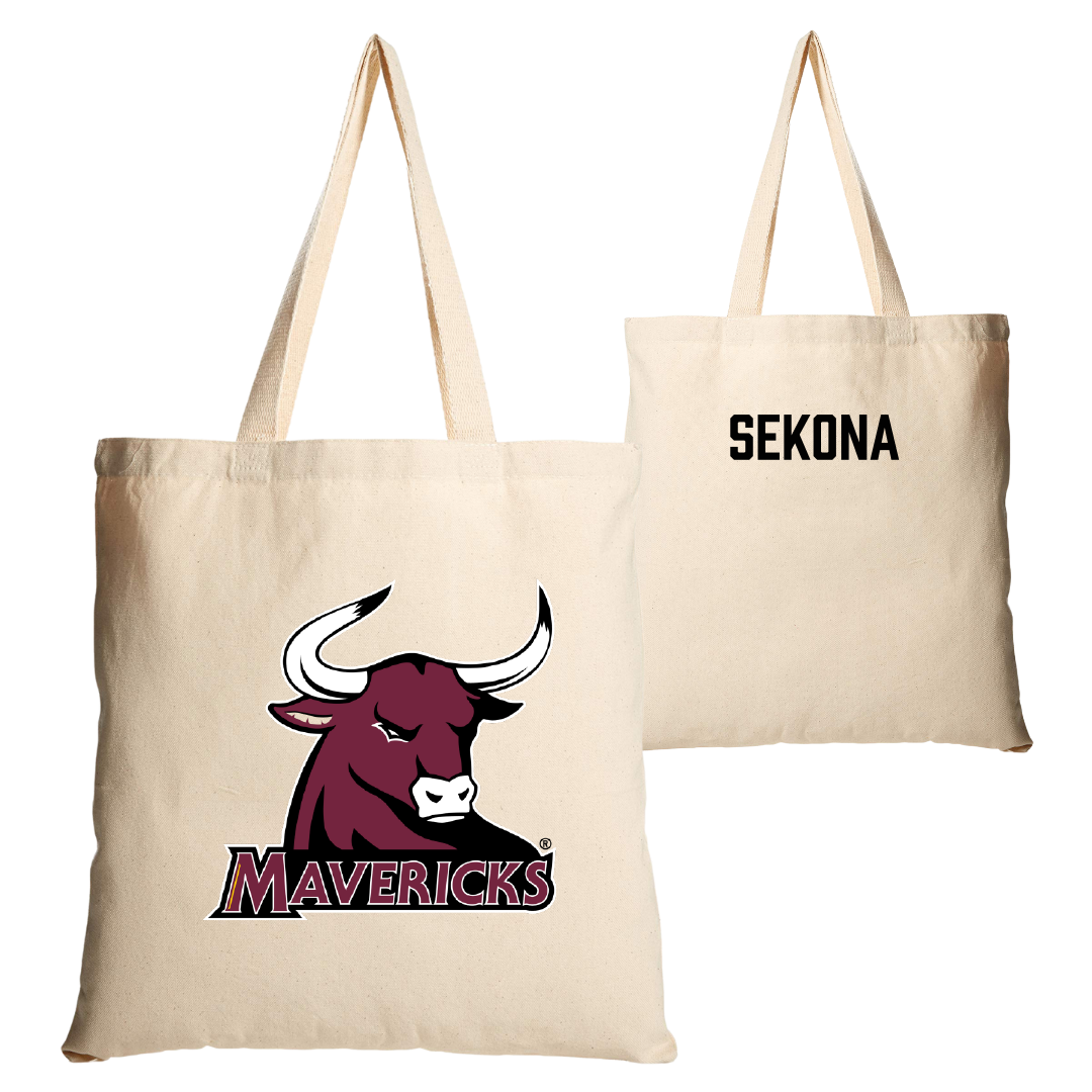 Colorado Mesa University Wrestling Tan Canvas Tote Bag - Jayleen Sekona