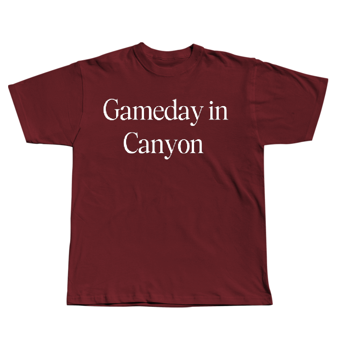West Texas A&M University Soccer (M) Maroon Gameday Tee - #11 Joe Wright