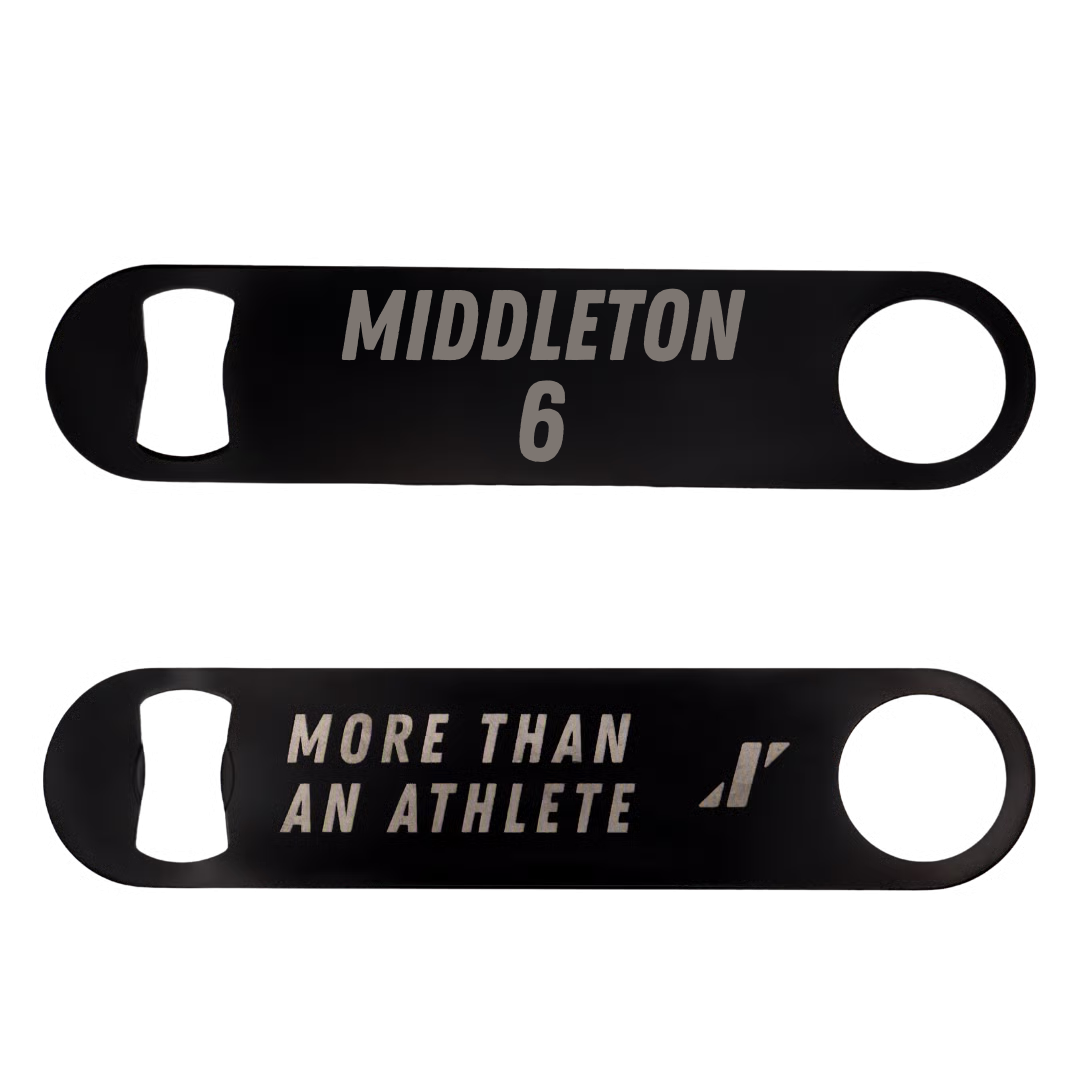 Lacrosse (W) Black Bottle Opener - #6 Jane Middleton
