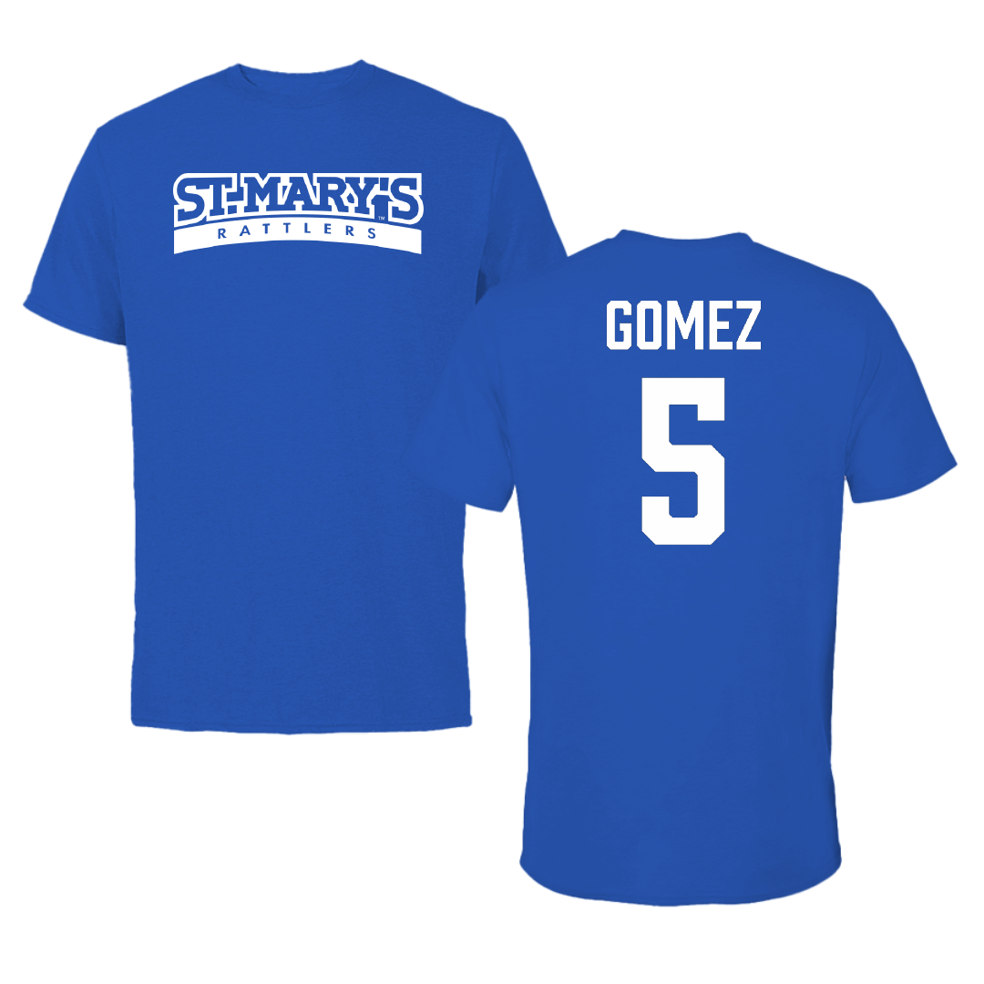 St. Mary's University (Texas) Stunt Blue Tee - #5 Talisa Gomez