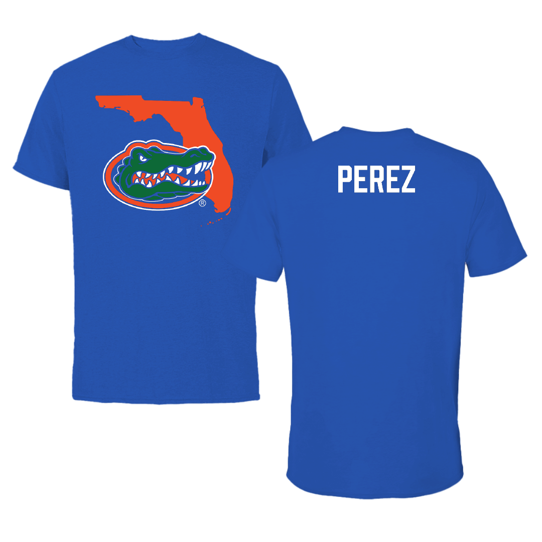 University of Florida TF and XC Blue State Tee - Angelina Perez