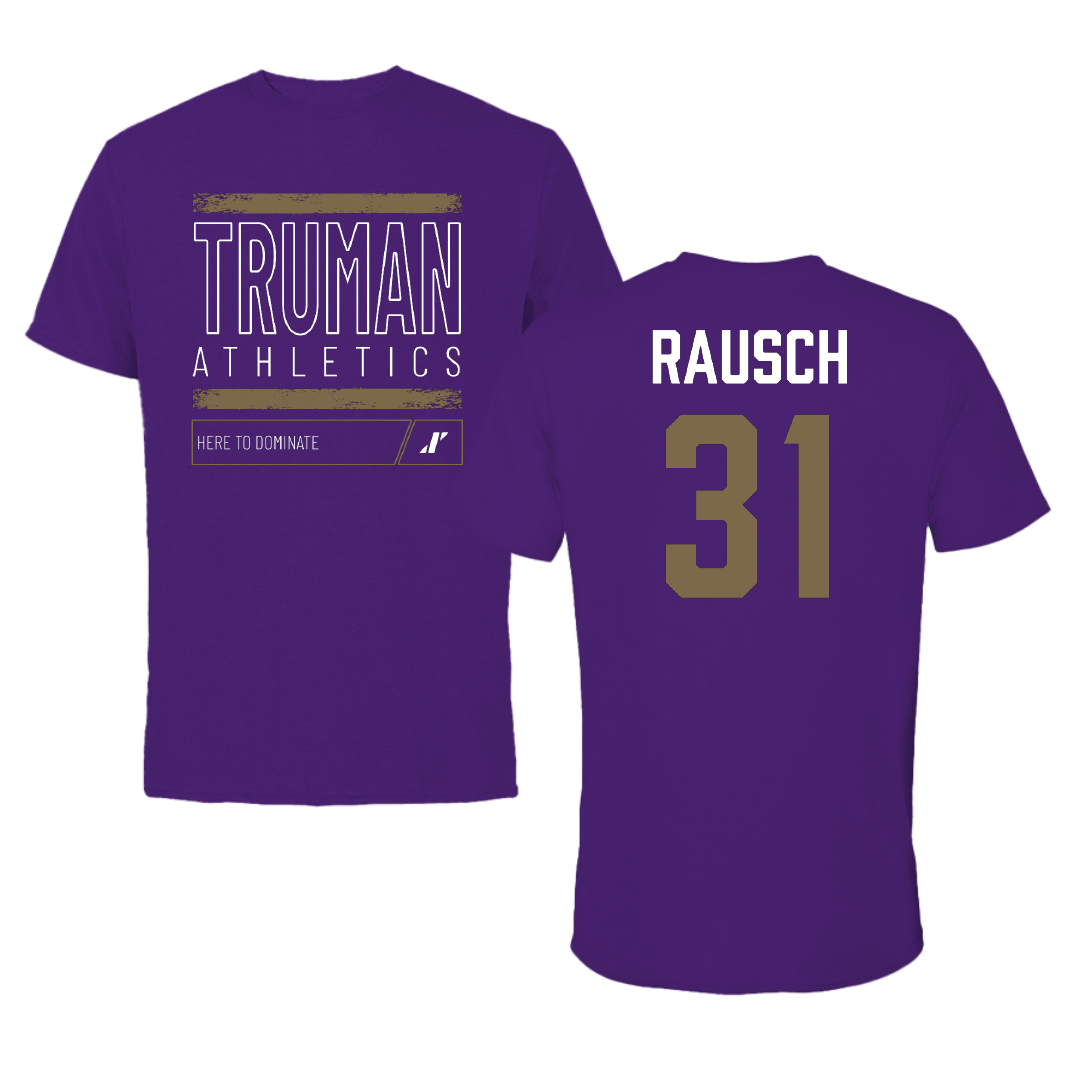 Truman State University Basketball (W) Purple Dominate Tee - #31 Avery Rausch
