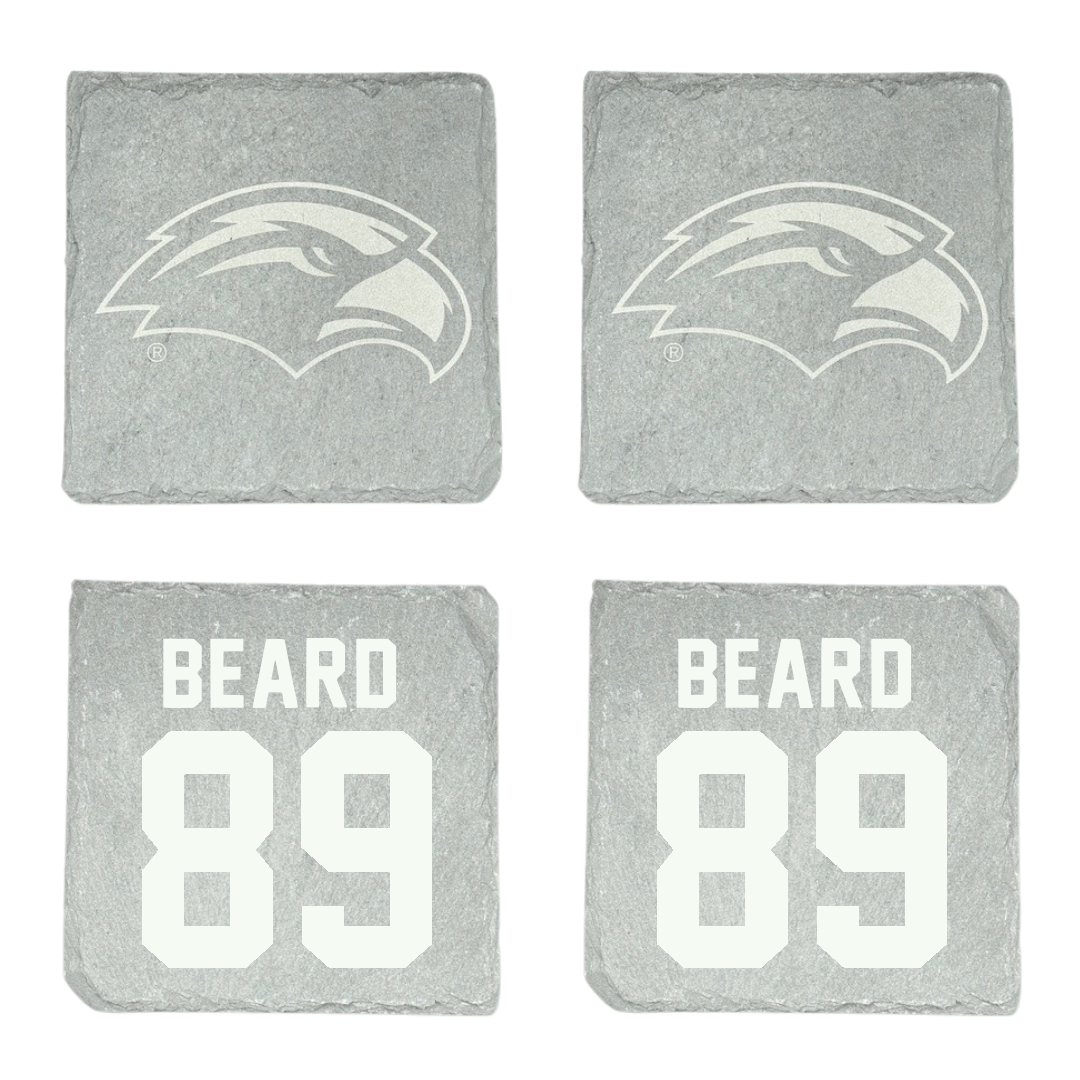 The University of Southern Mississippi Football Stone Coaster (4 Pack)  - #89 Luke Beard