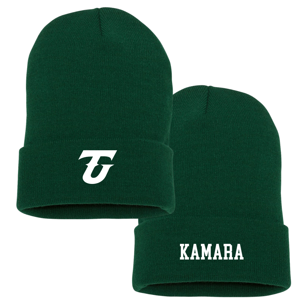 Tiffin University Soccer (M) University Green Beanie - #4 Amara Kamara