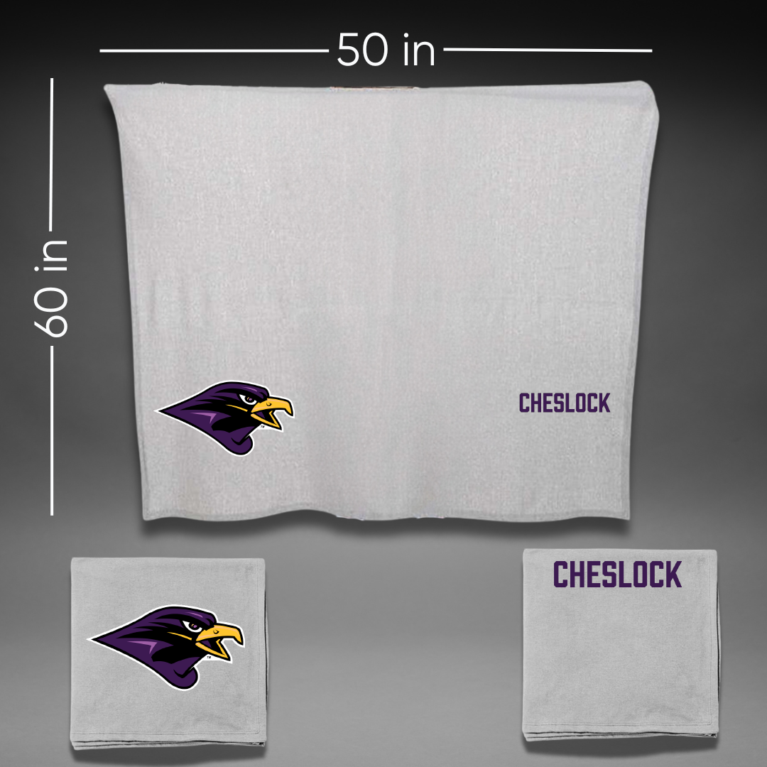 University of Montevallo TF and XC Gray Blanket - Drew Cheslock