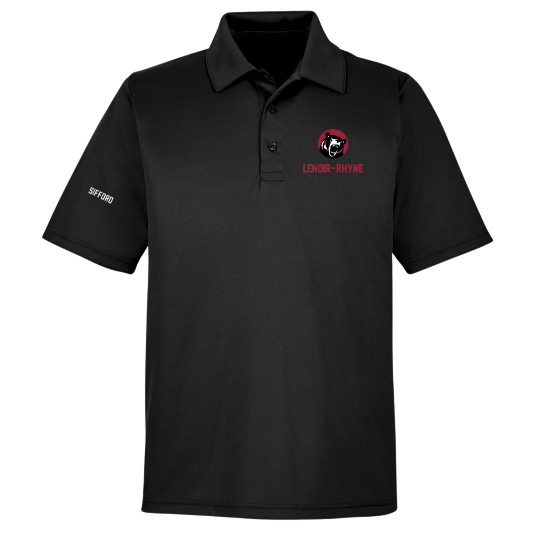 Lenoir-Rhyne University TF and XC Black Polo - Jacob Sifford
