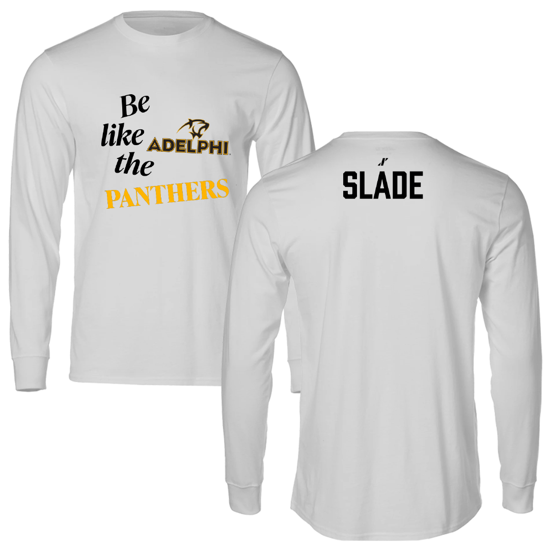 Adelphi University Golf (W) Light Gray Be Like Us Long Sleeve - Cat Slade