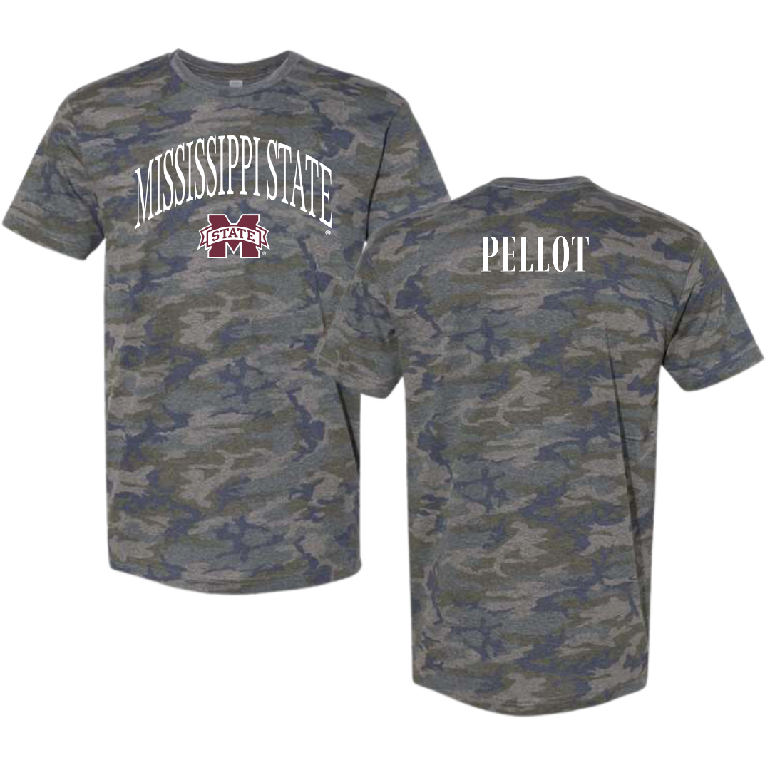 Mississippi State University Golf Vintage Camo Tee - Izzy Pellot