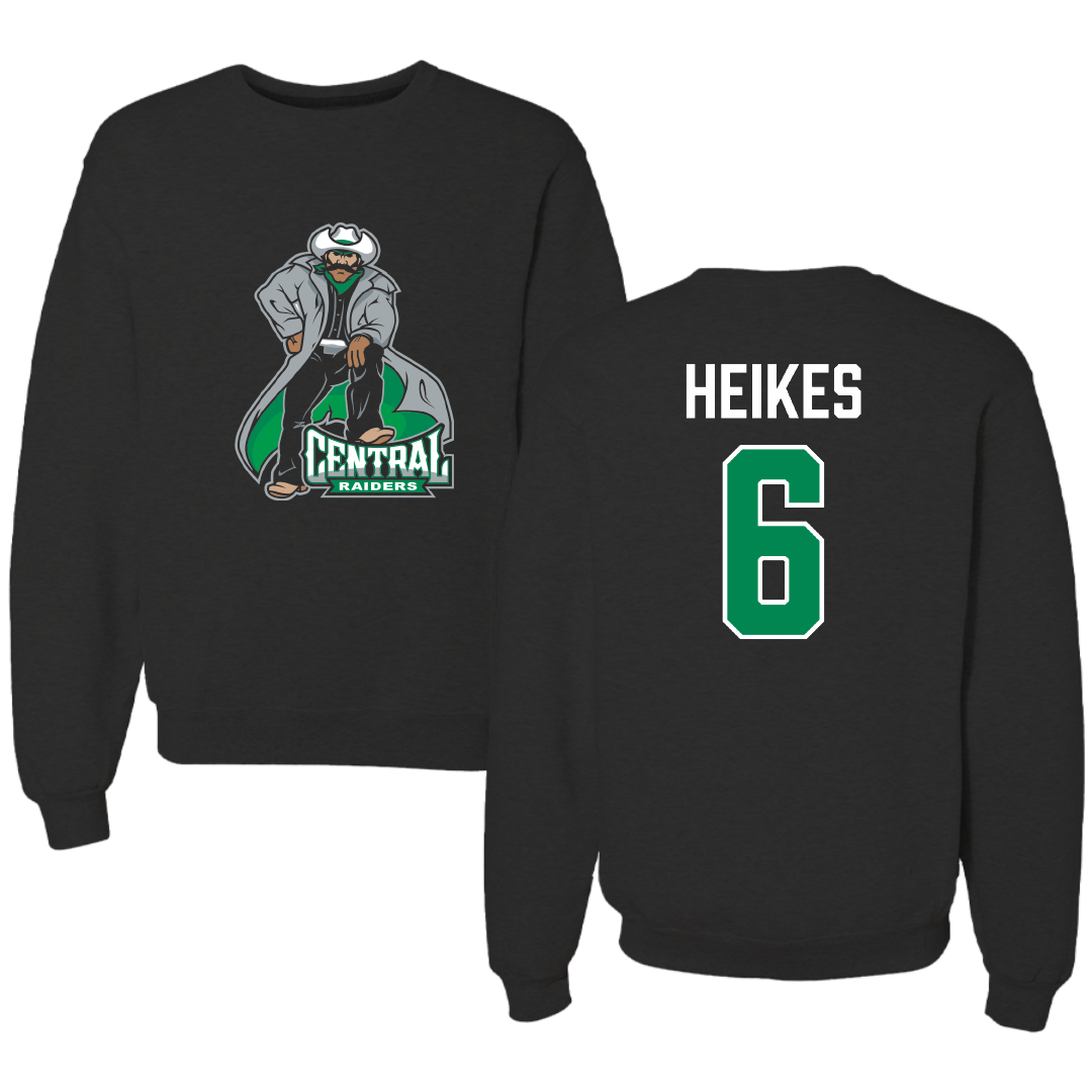Central Community College at Columbus Volleyball (W) Black Crewneck - #6 Ashtyn Heikes