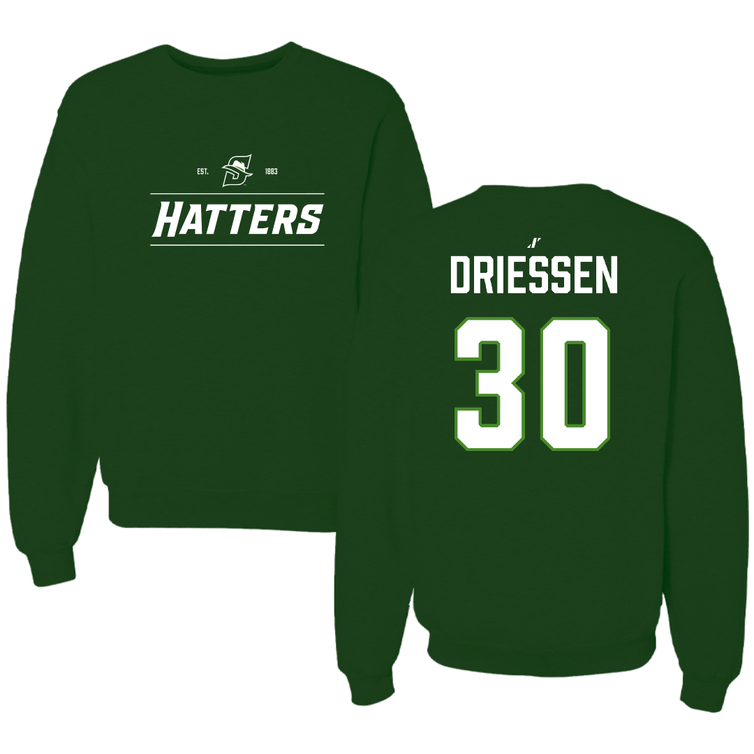 Stetson University Basketball (W) Forest Green General Crewneck - #30 Cici Driessen