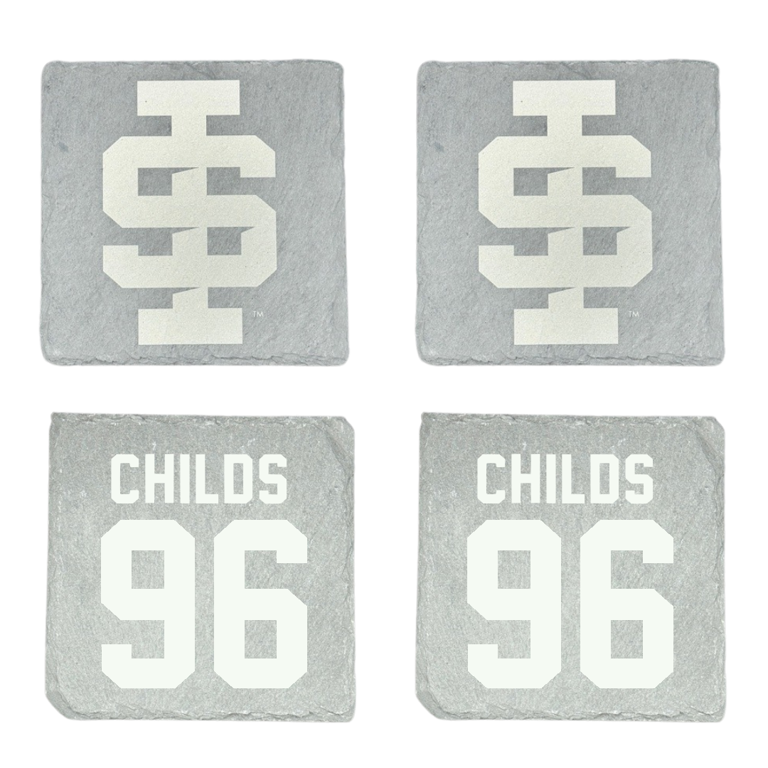 Idaho State University Football Stone Coaster (4 Pack)  - #96 Bronson Childs