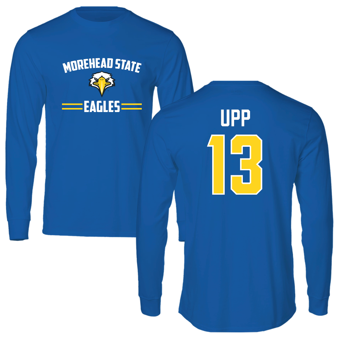 Morehead State University Football Blue General Long Sleeve - #13 Ryan Upp