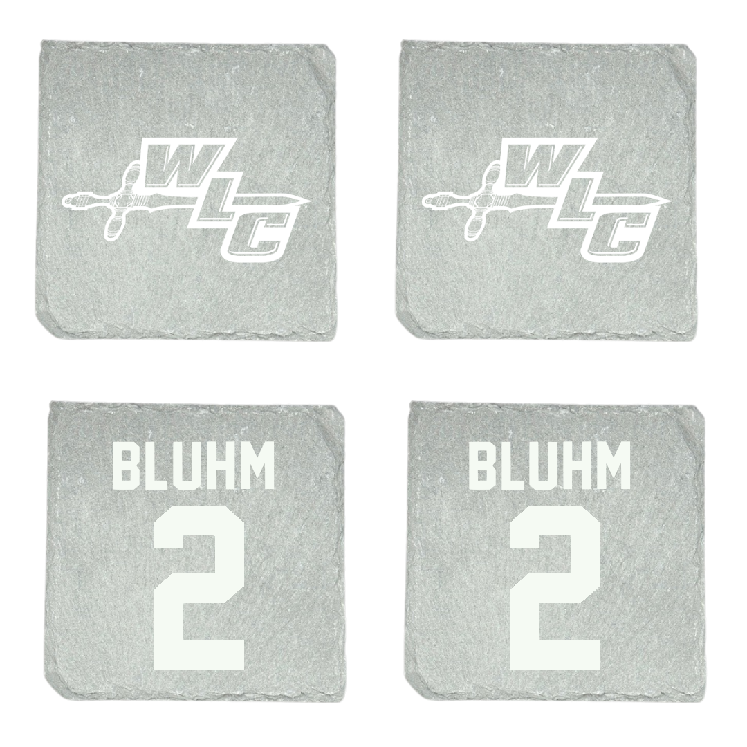 Wisconsin Lutheran College Soccer Stone Coaster (4 Pack)  - #2 Brooke Bluhm